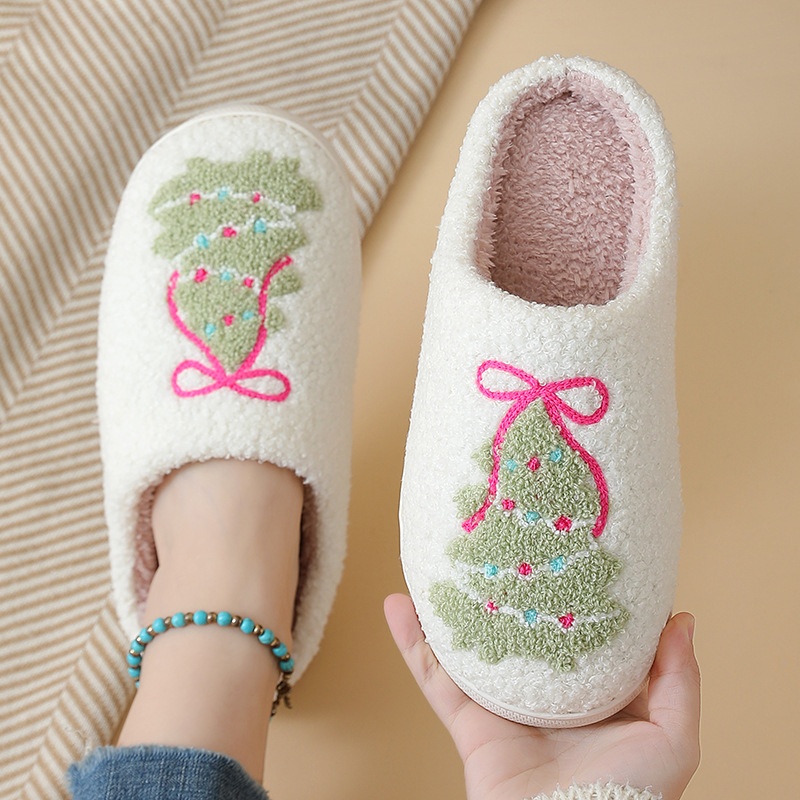 Shoe Tree - Sandal Kapas Pohon Natal Musim Dingin