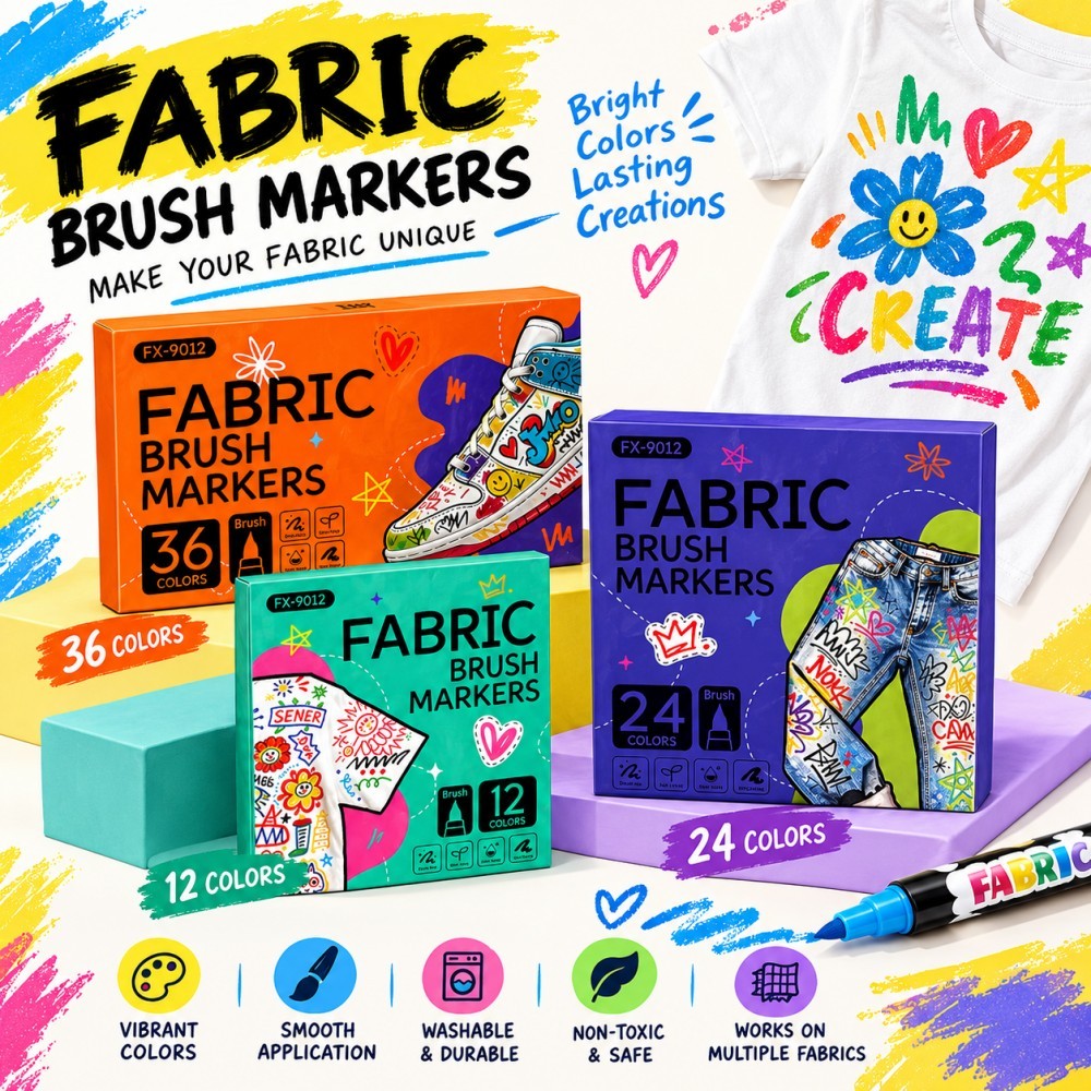 Shoe Brush - Spidol Kain 12/24/36 Warna – Pena