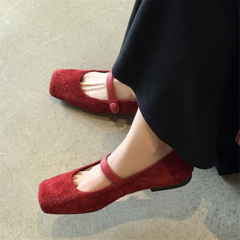 Shoe Brush - Sepatu Wanita Kulit Sapi Baru Musim