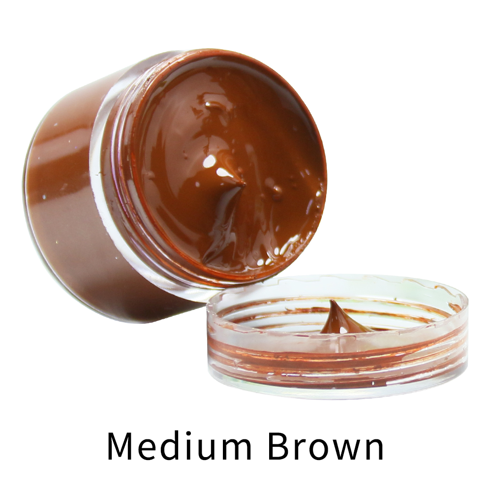 Leather Shoe Polish - Cat Celup Kulit Coklat Medium Tas