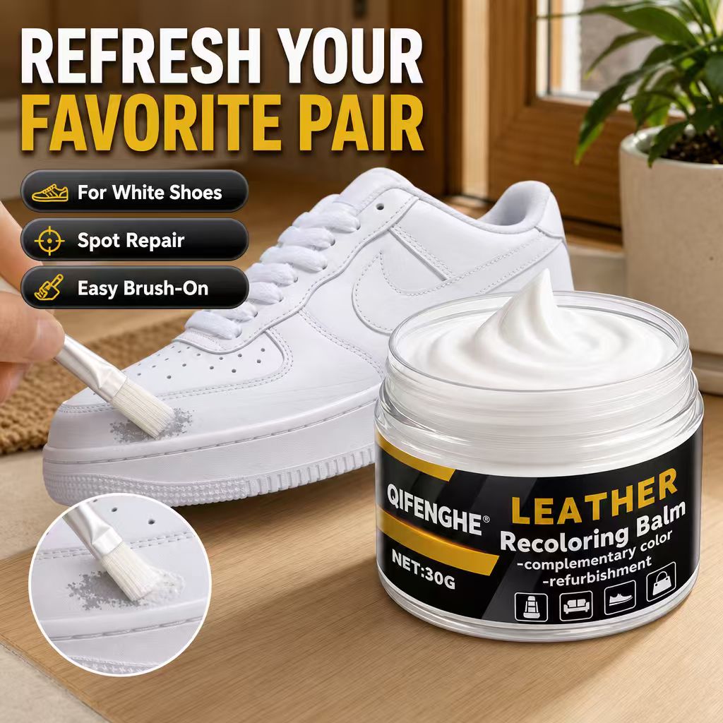Shoe Brush - Krim Perbaikan Warna Kulit Sepatu Putih