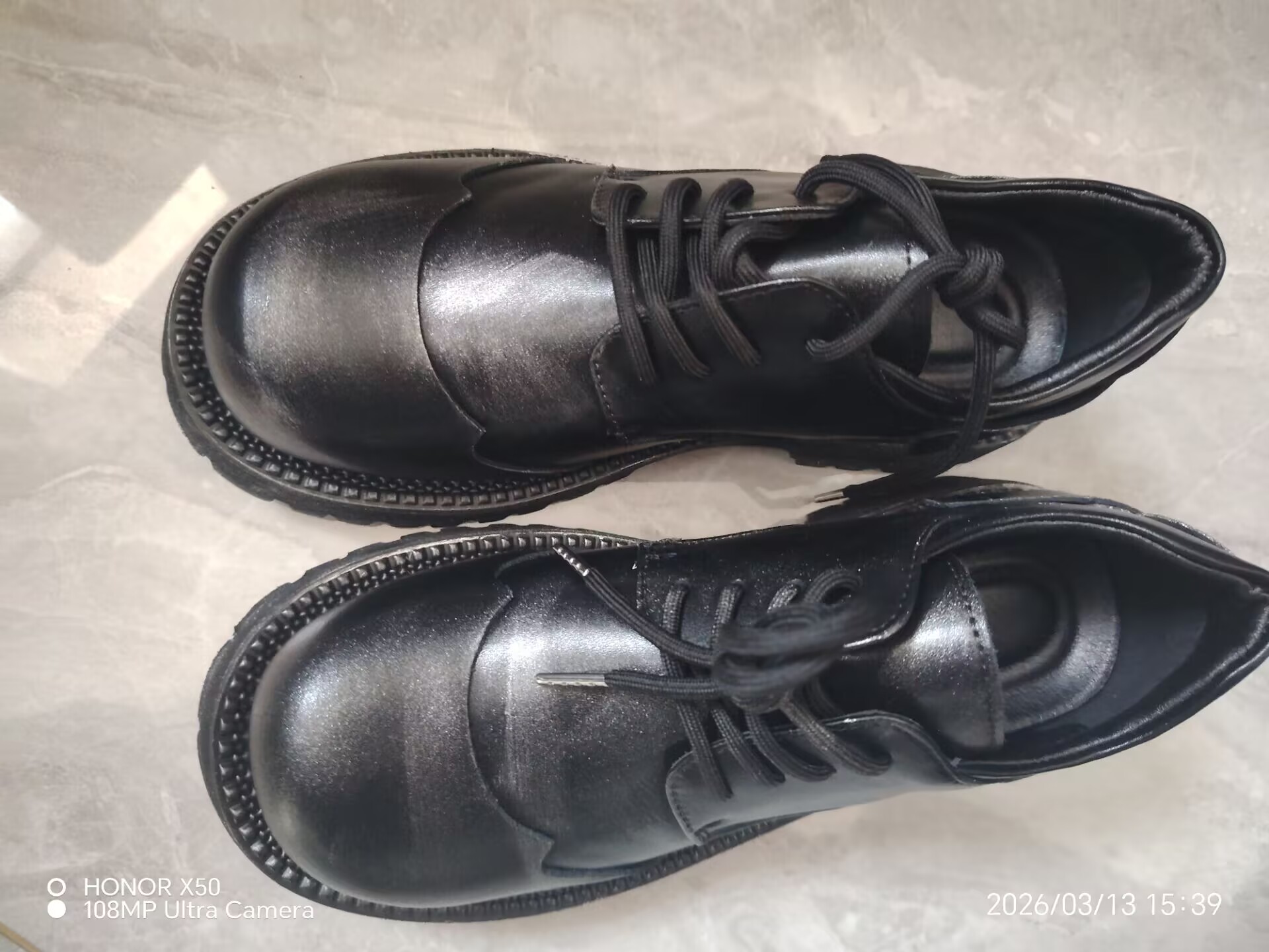Sepatu Derby Platform Pria dan - Leather Shoe Polish ulasan dan harga