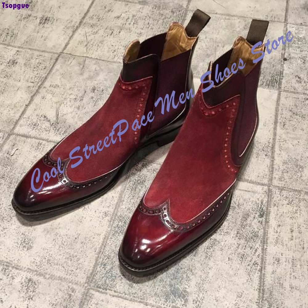 Sepatu Boots Chelsea Pria Vint - Leather Shoe Polish ulasan dan harga