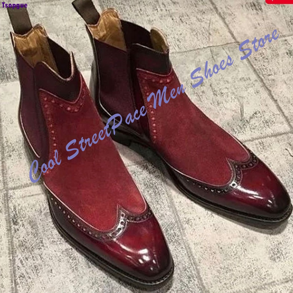 Sepatu Boots Chelsea Pria Vint - Leather Shoe Polish ulasan dan harga