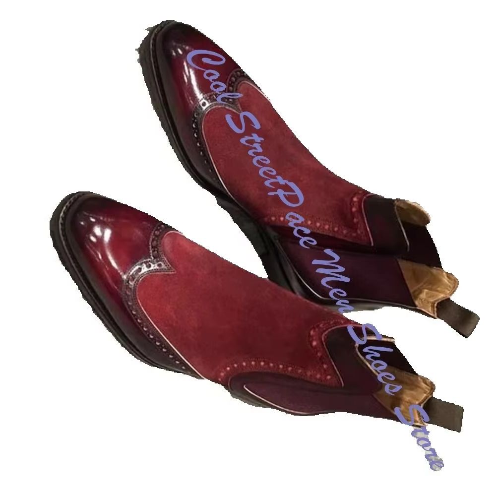Sepatu Boots Chelsea Pria Vint - Leather Shoe Polish ulasan dan harga
