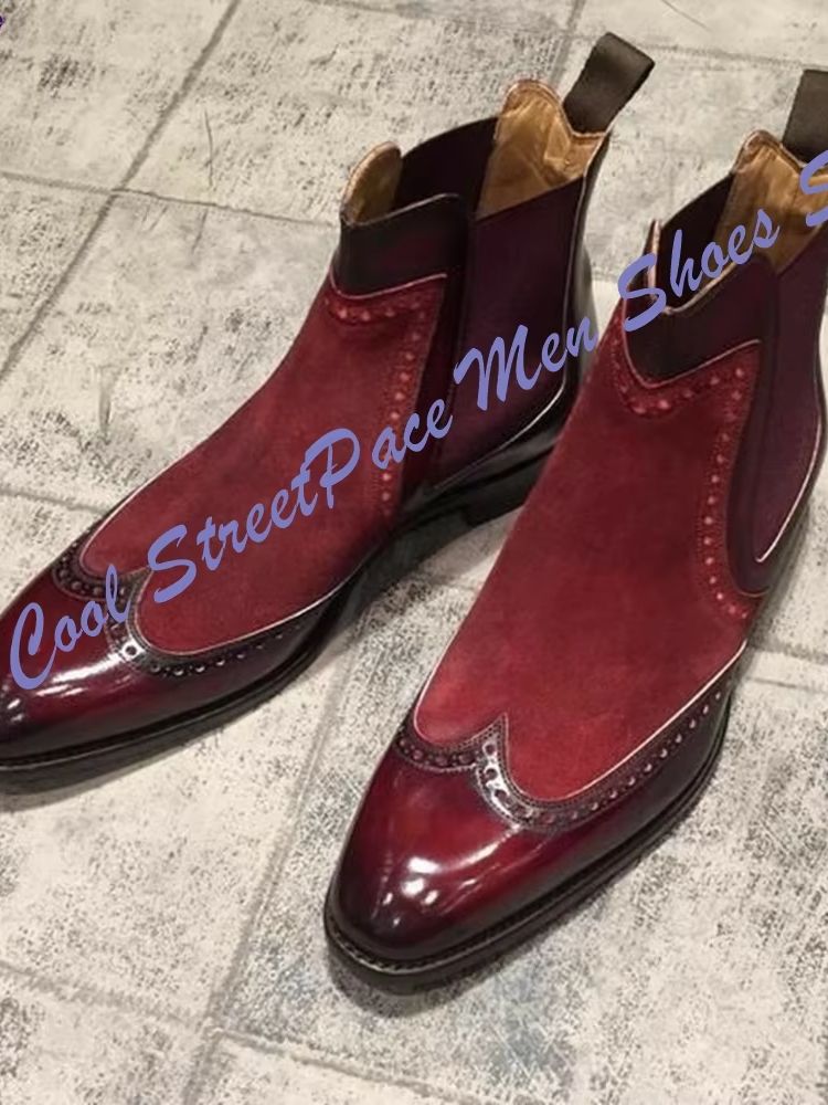 Sepatu Boots Chelsea Pria Vint - Leather Shoe Polish ulasan dan harga