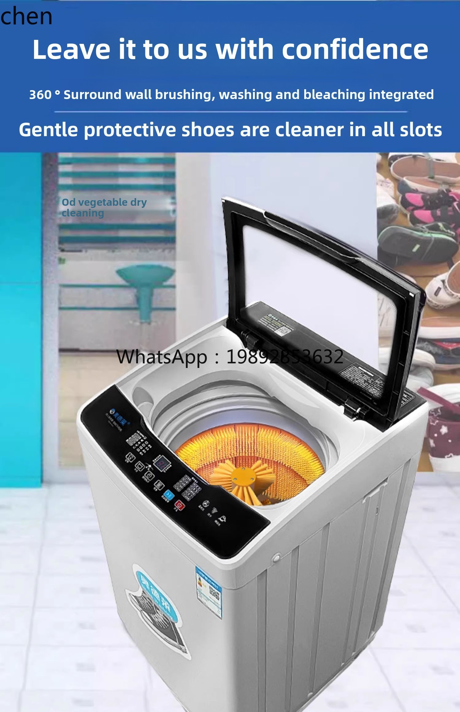 Mesin cuci sepatu otomatis ZZ, - Shoe Brush ulasan dan harga