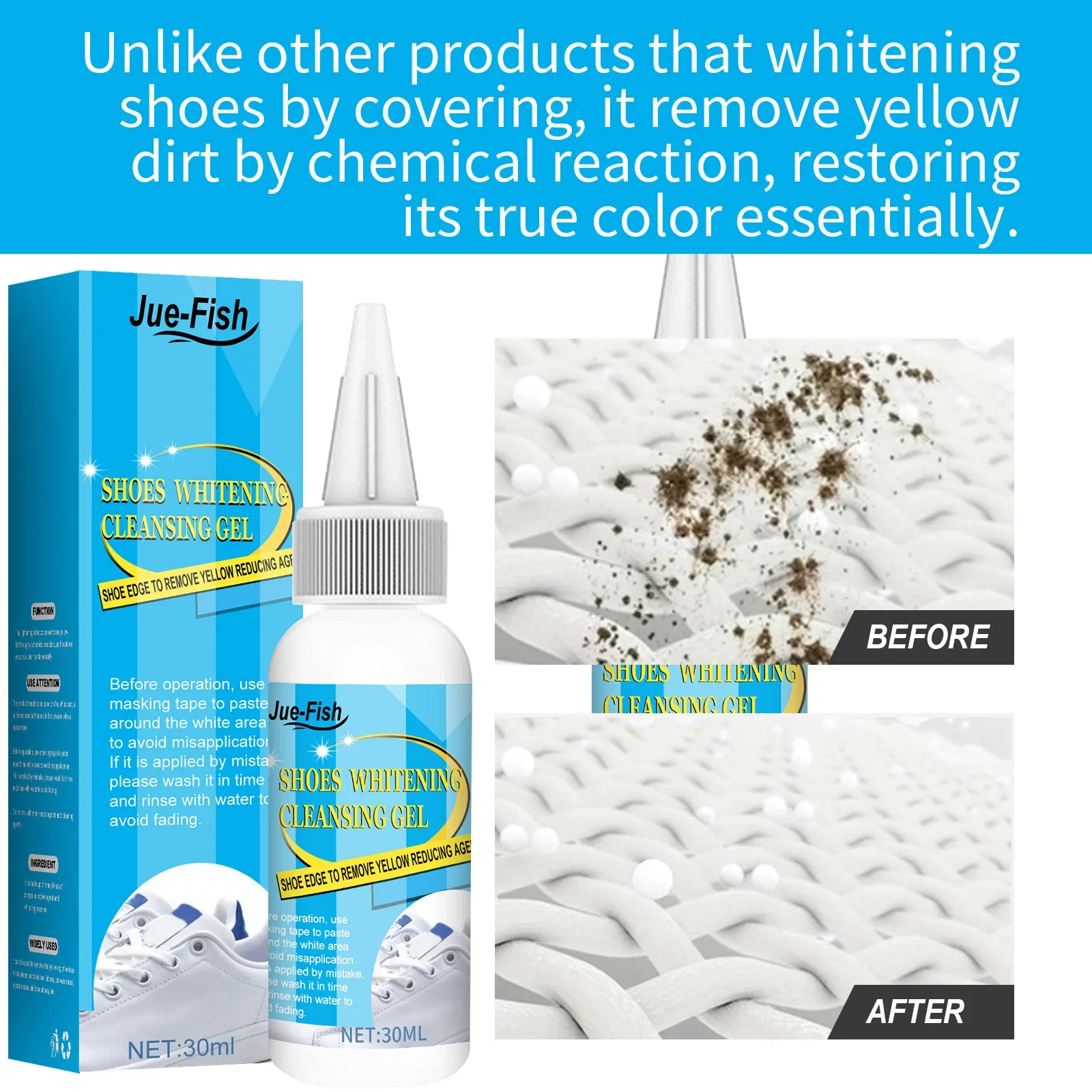Putih sepatu Gel pembersih nod - Sneaker Cleaner ulasan dan harga