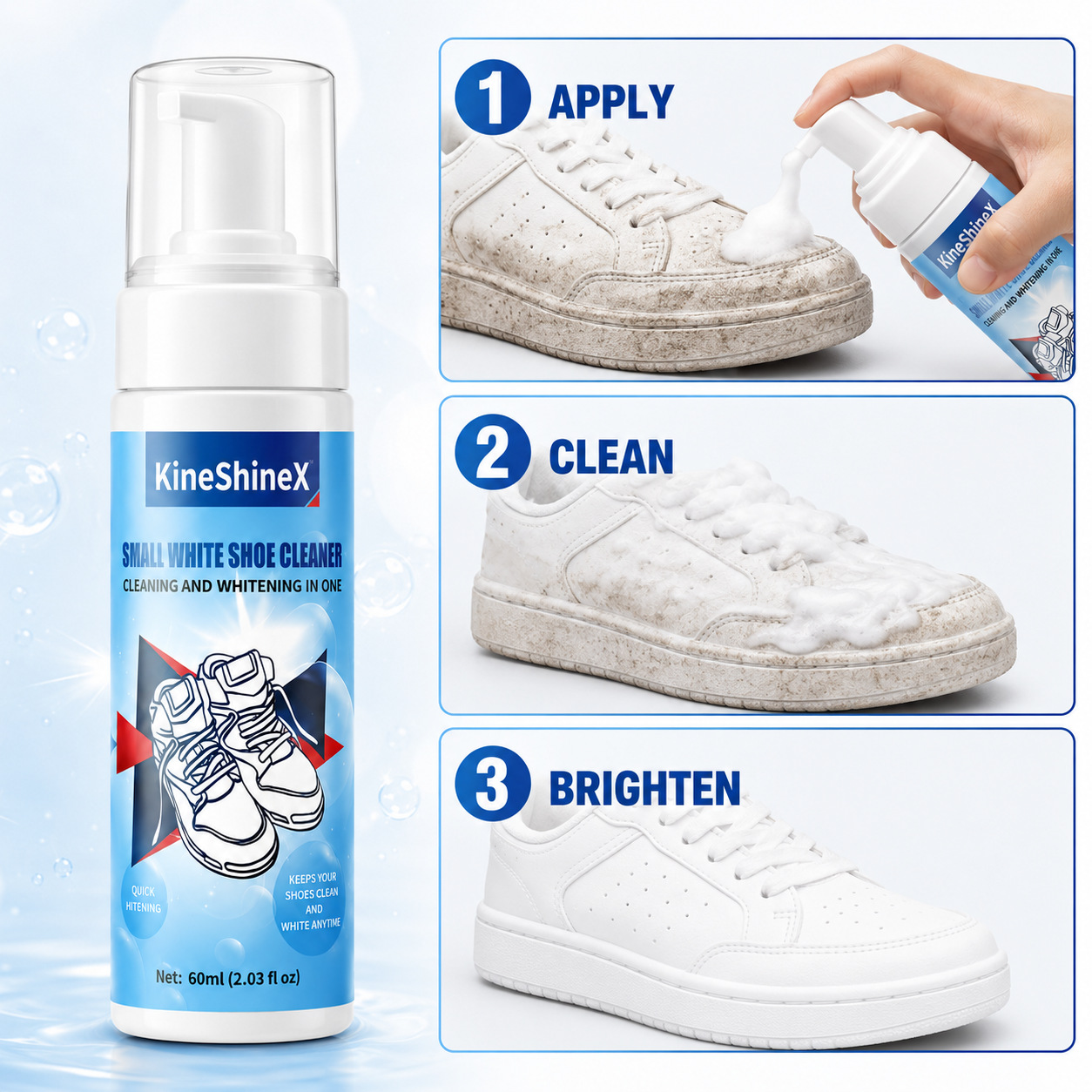 Kit Pembersih Sepatu Gihen, Pe - Sneaker Cleaner ulasan dan harga